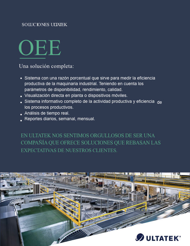Soluciones OEE en México - Ultatex México