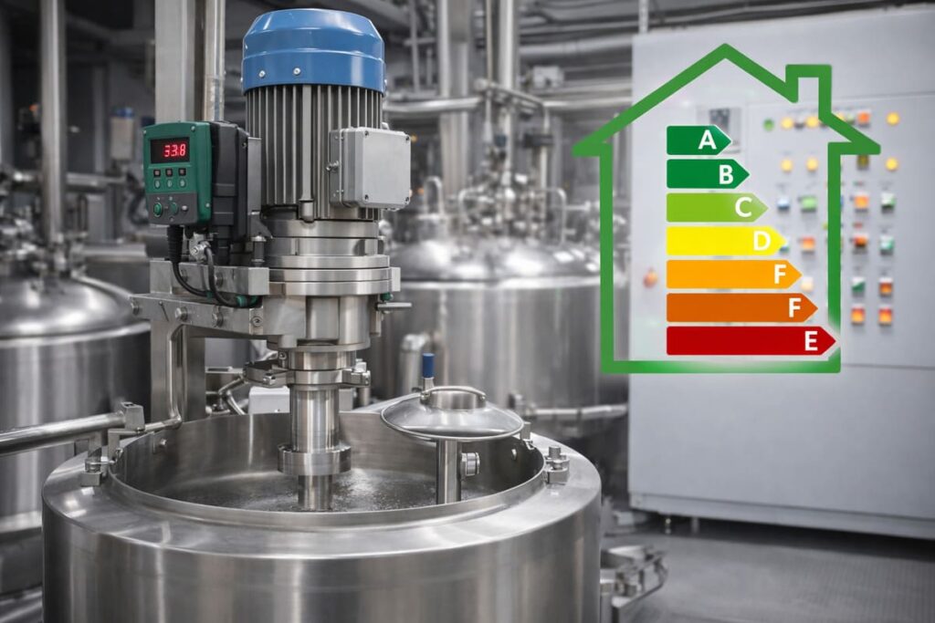 Eficiencia Energética en Agitadores Industriales