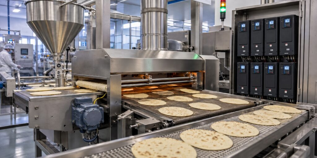 Variadores de Frecuencia para fabricación de tortillas
