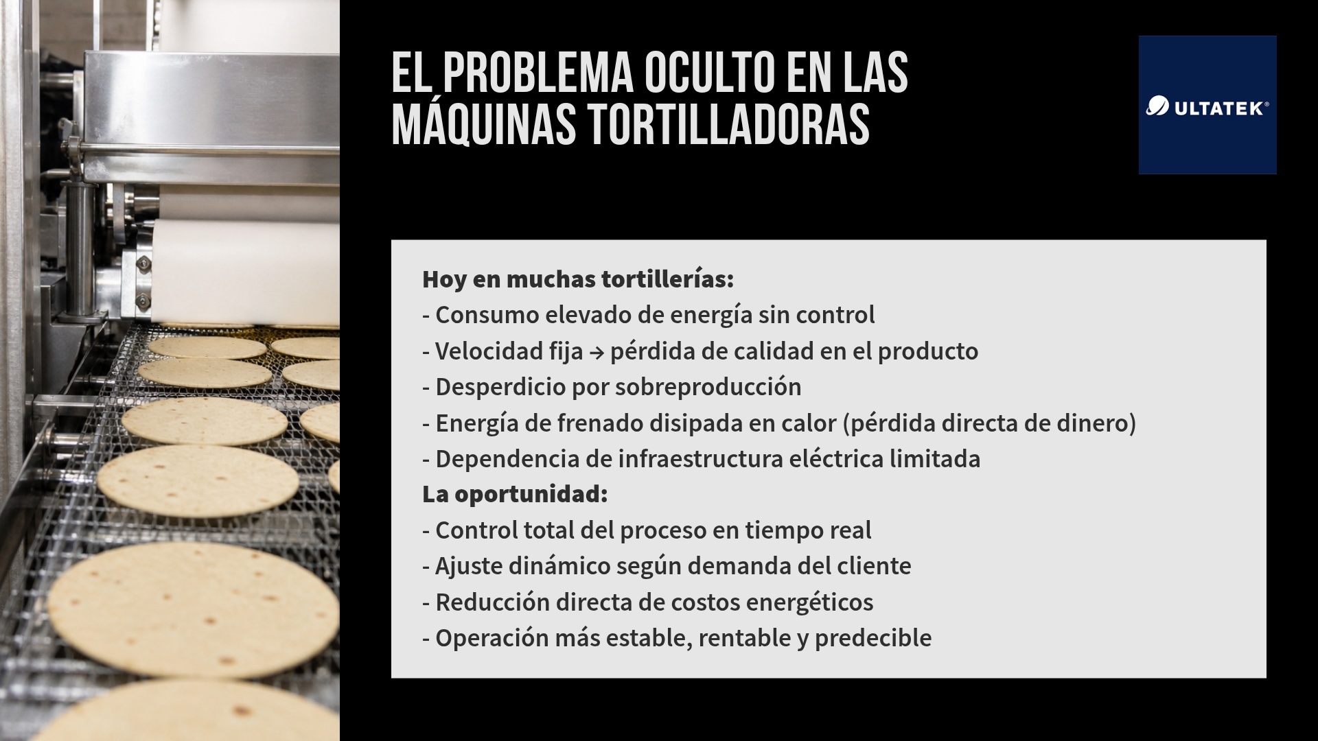 Variable Frequency Drives for Tortilla Manufacturing