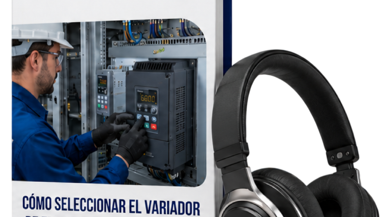 MOCKUP - AUDIOLIBRO Seleccionar variador de frecuencia aplicación industrial