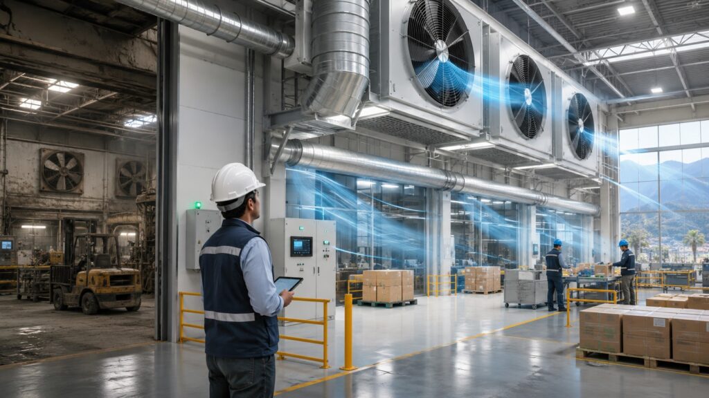 Eficiencia Energética en Ventiladores Industriales