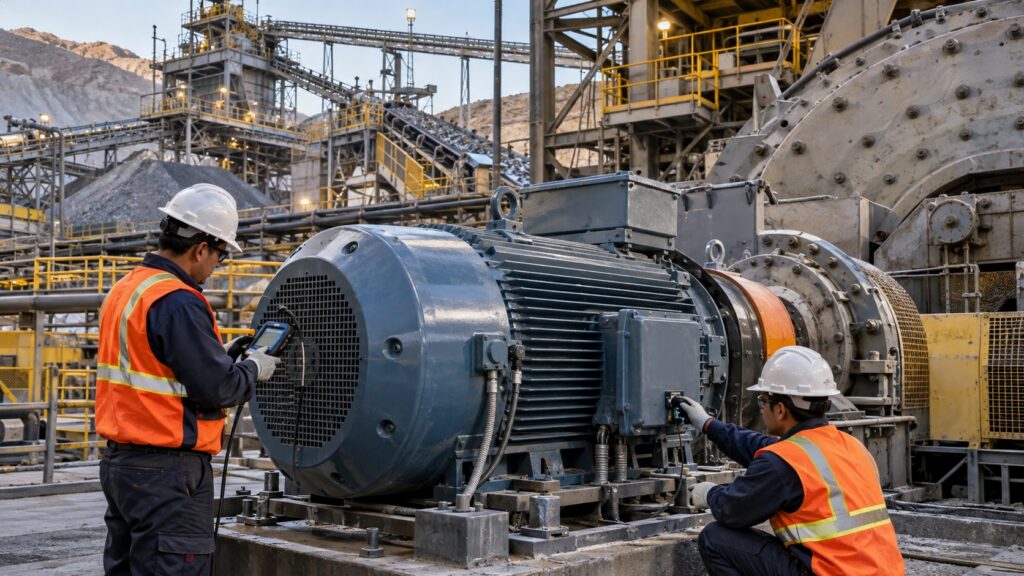 Motores eléctricos para minería